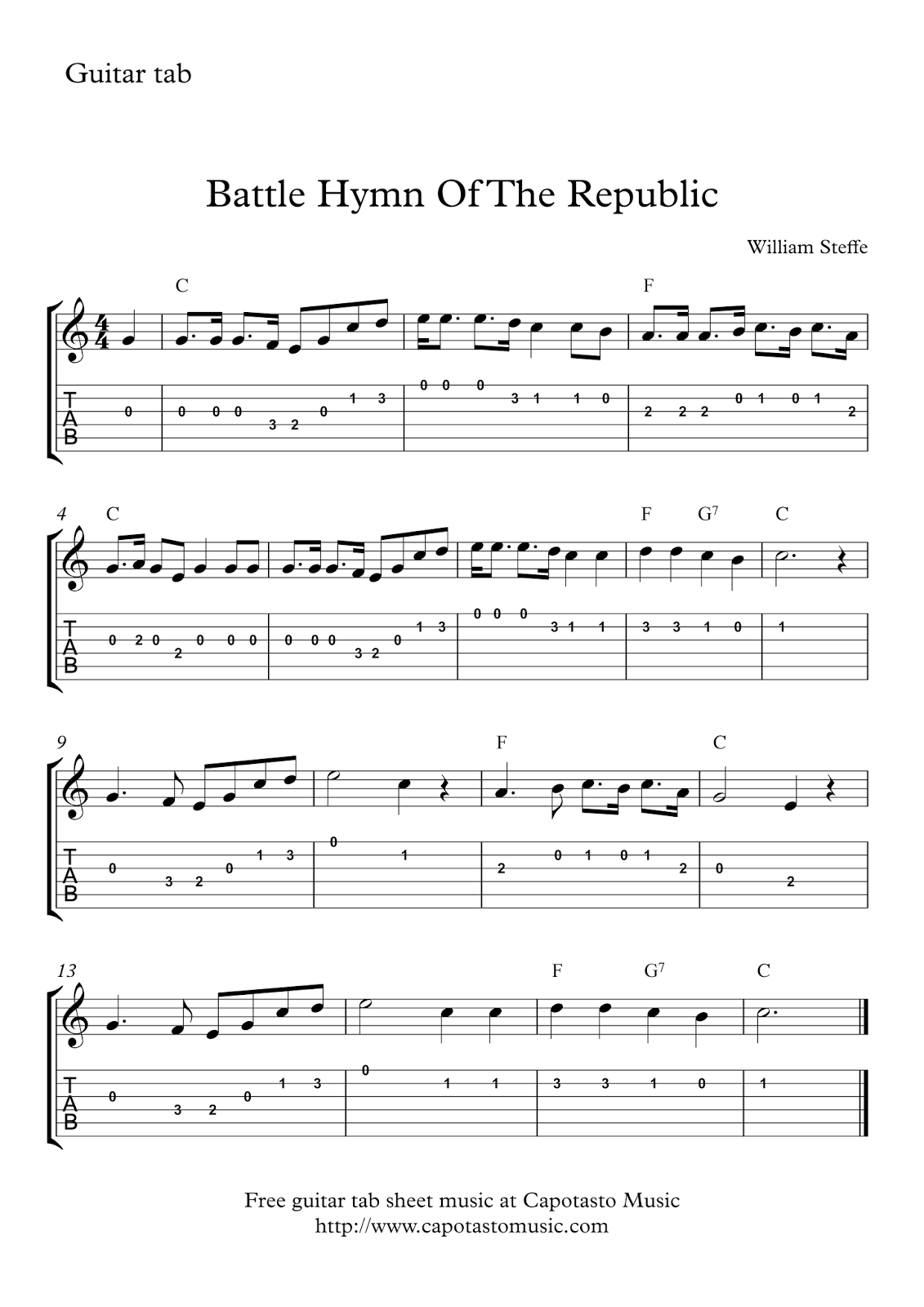 Battle Hymn Of The Republic Download